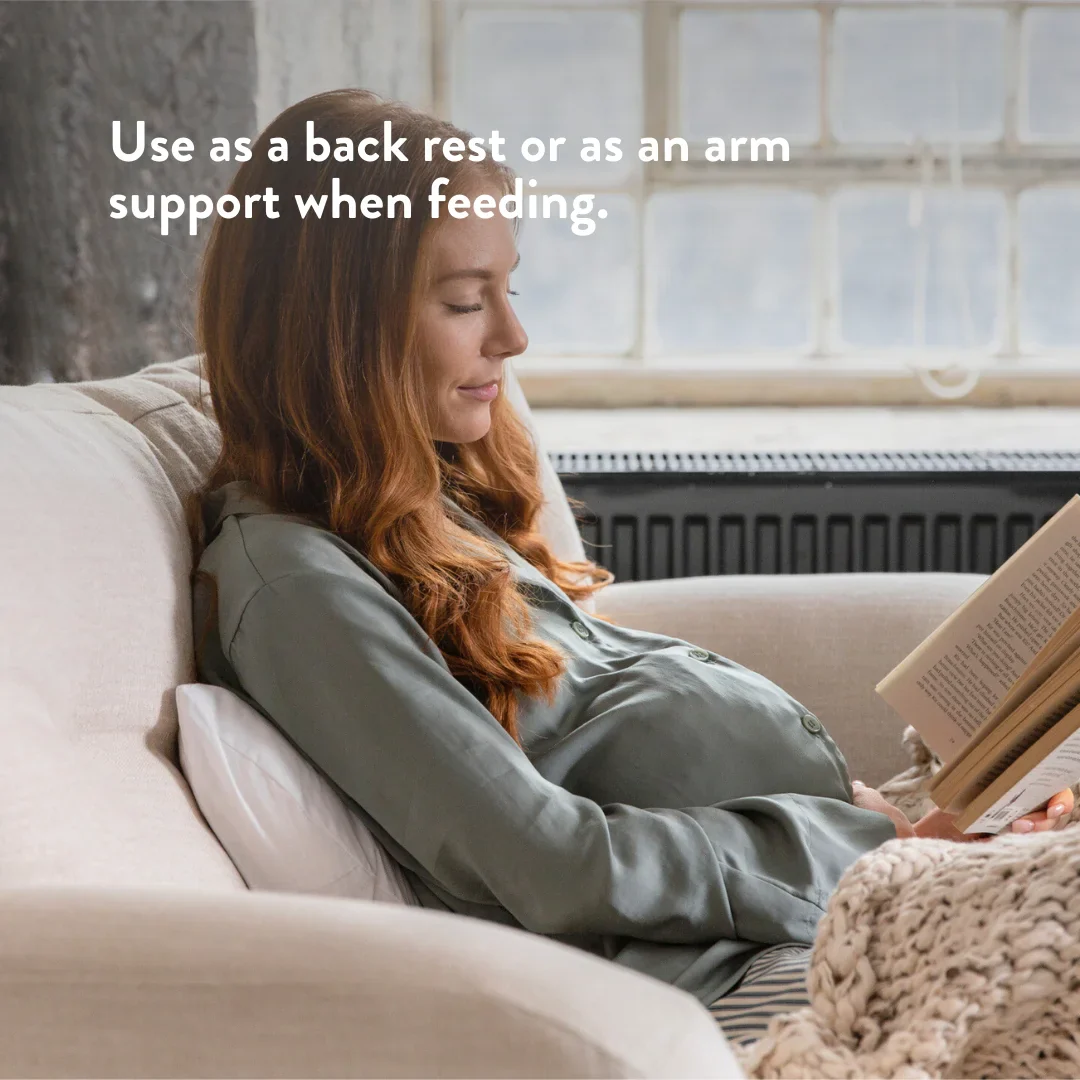 Back & Bump Pillow with British Wool Filling - Pregnancy Cushion - Image 15