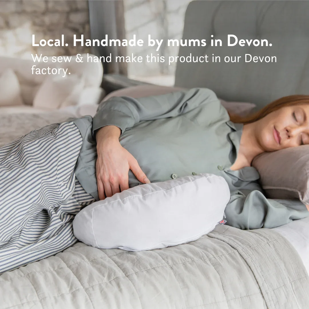 Back & Bump Pillow with British Wool Filling - Pregnancy Cushion - Image 8
