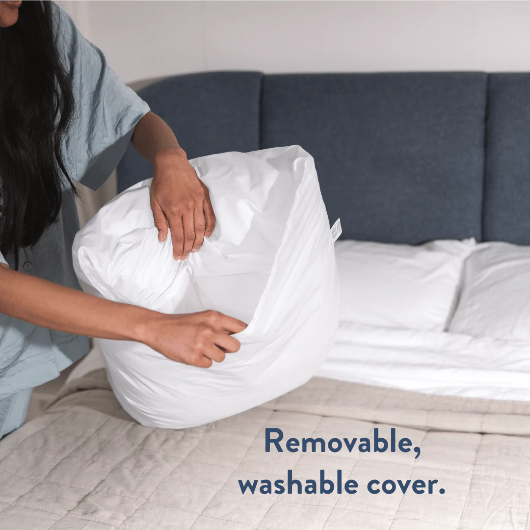 Extra Long Pregnancy Body Pillow - 100% cotton cover - Image 5