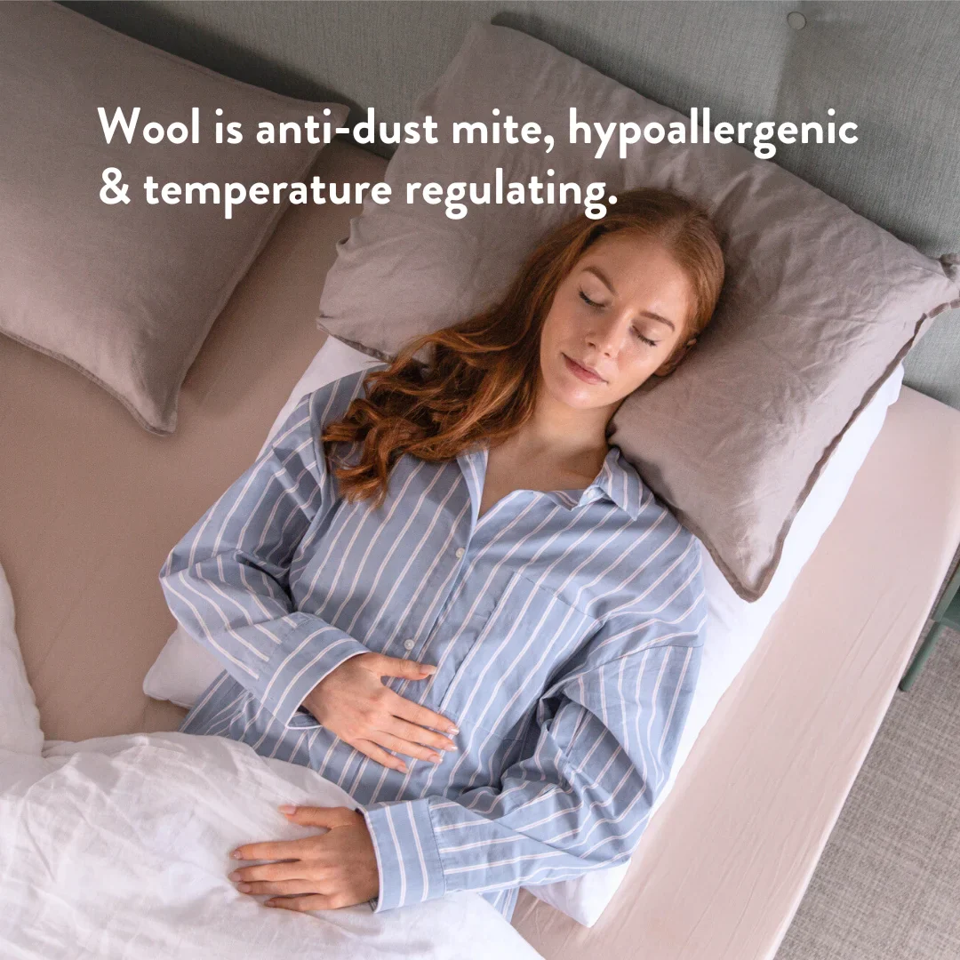 British Wool Bed Wedge Pillow - Image 12