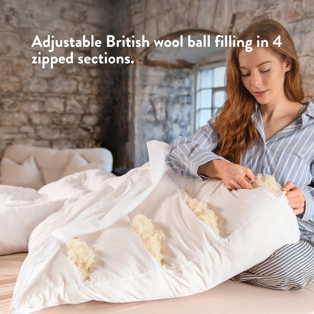 British Wool Bed Wedge Pillow - Image 5