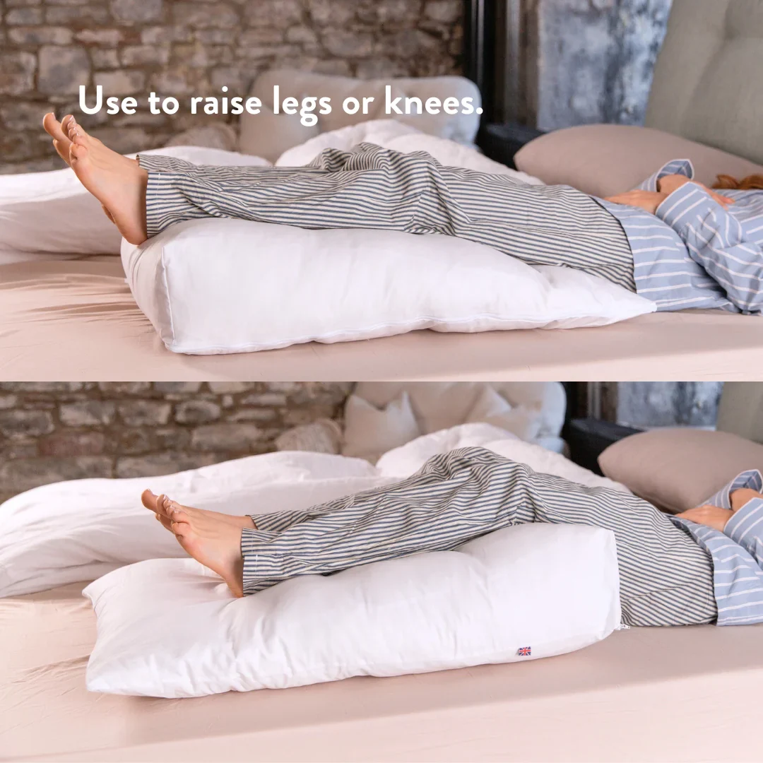 British Wool Bed Wedge Pillow - Image 9