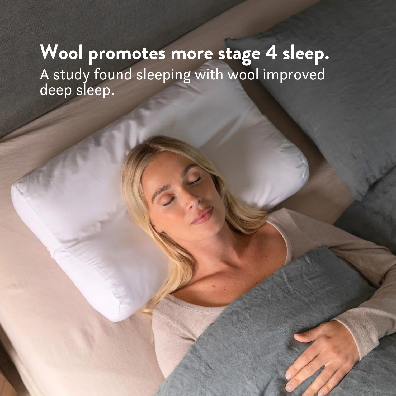 British Wool Contour Pillow - Anti-Snoring - Image 5
