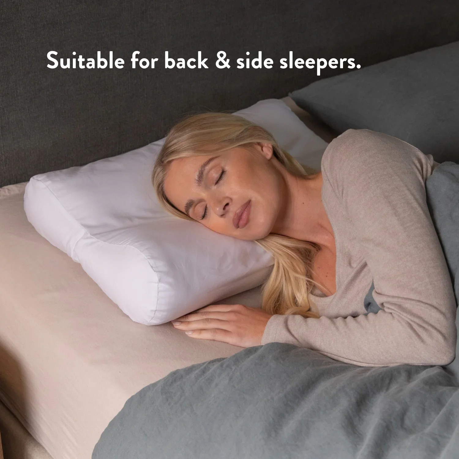 British Wool Contour Pillow - Anti-Snoring - Image 8