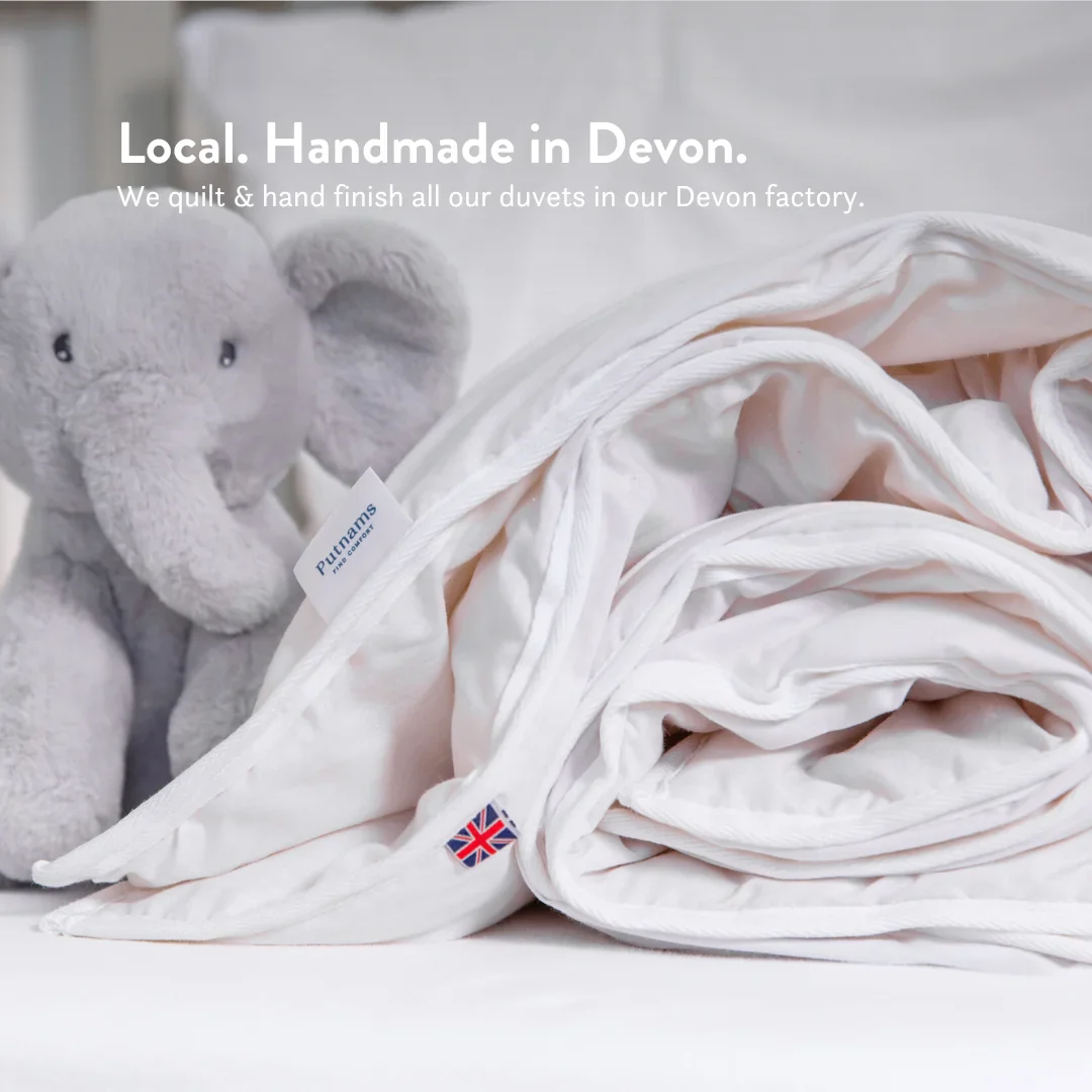 British Wool Duvet & Pillow for Toddler Cot Bed | 4-7 tog - Image 8