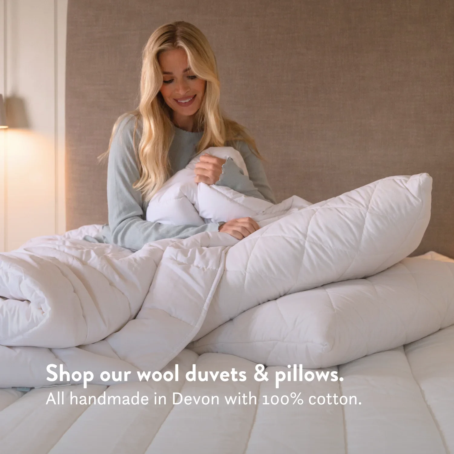 Natural 100% British Wool Mattress Topper - Image 11