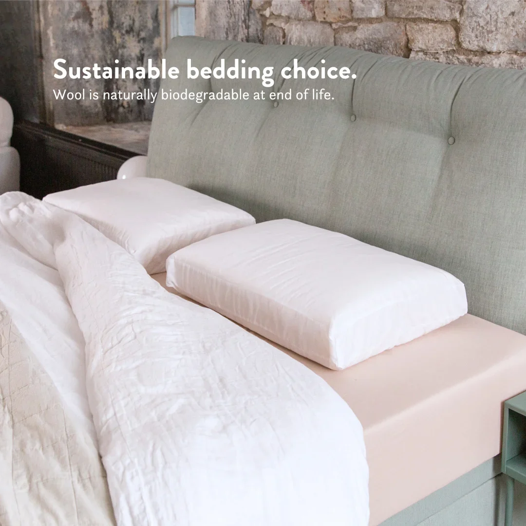 Height Adjustable British Wool Pillow - Image 7