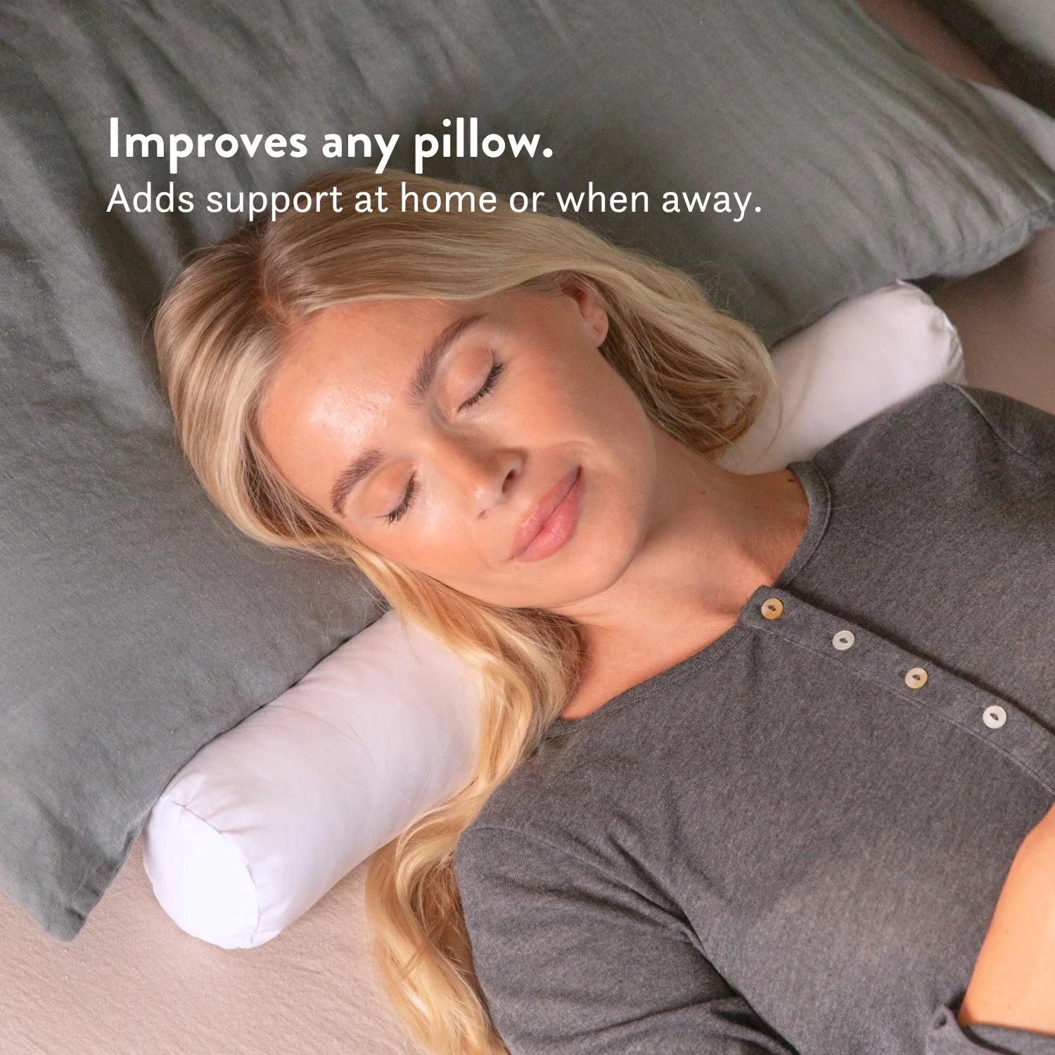 Cervical Roll Pillow - Neck Support for Cervical Spondylosis & Sleep Relief - Image 3