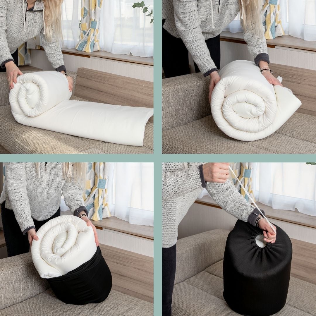Click Clack Memory Foam Mattress Topper (With Bag) - Image 7