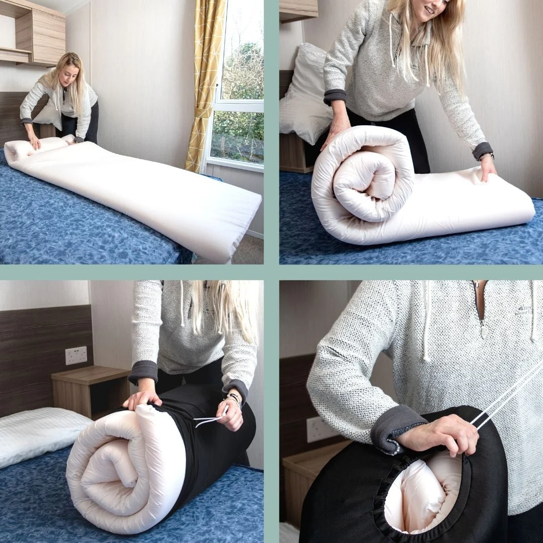 Click Clack Memory Foam Mattress Topper (With Bag) - Image 9