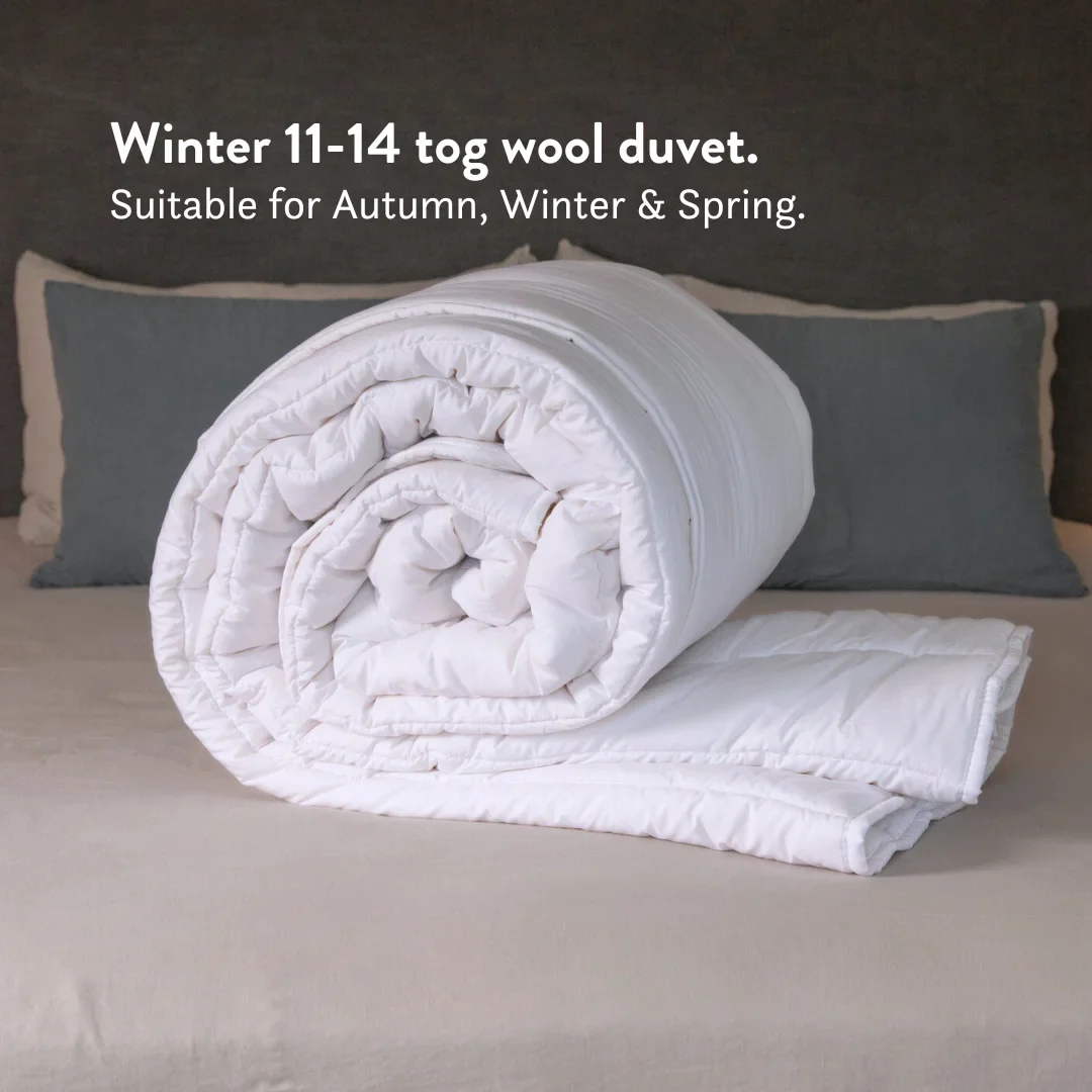 Contour Wool Pillow & Wool Duvet Set - Bundle - Image 3