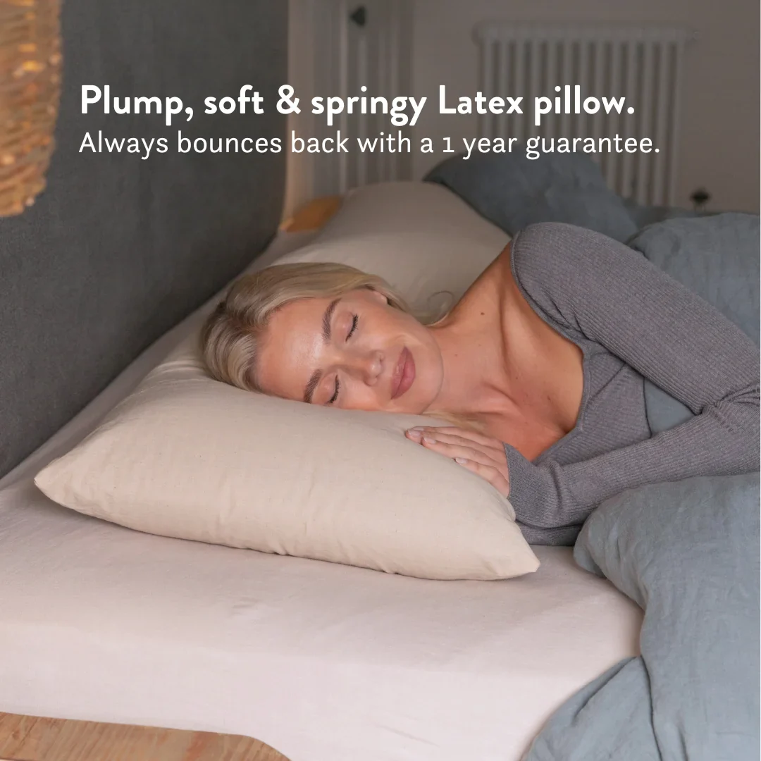 Graphite Latex Pillow & Wool Duvet Set - Bundle - Image 10
