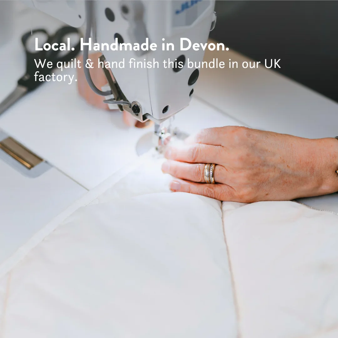 British Wool Duvet & Pillow Set - 100% cotton Bundle - Image 6