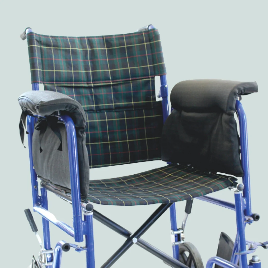 Memory Foam Wheelchair Arm Rest Cushion (Pair) - Image 2