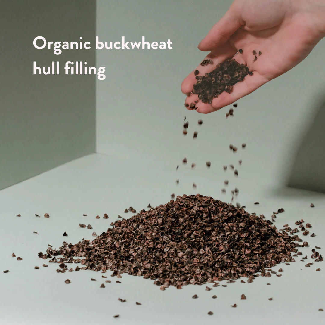 Organic Buckwheat Hull Pillow - Adjustable Natural Support - 100% Cotton Cover - Image 10