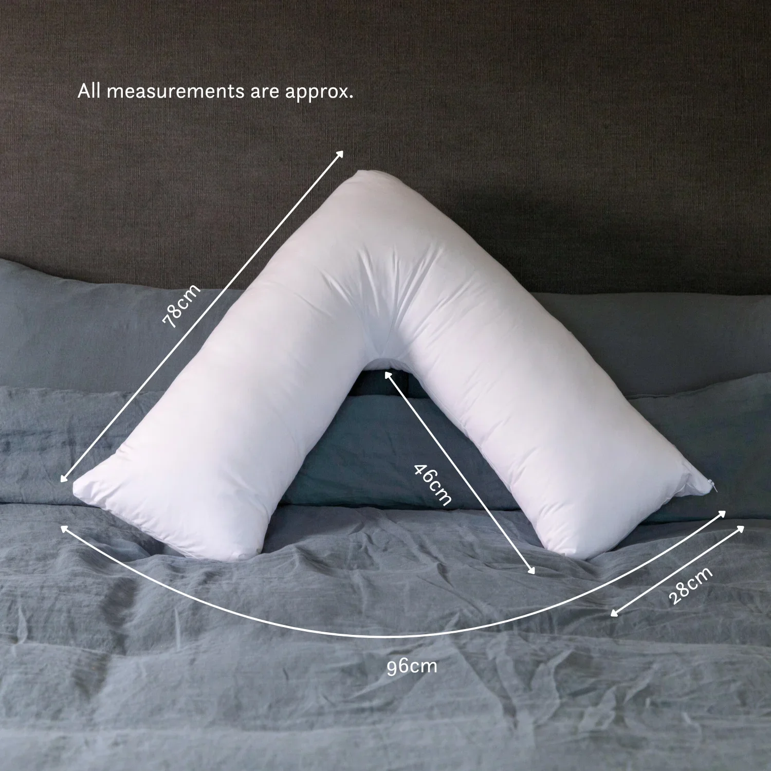 V Shaped British Wool Pillow - Image 12