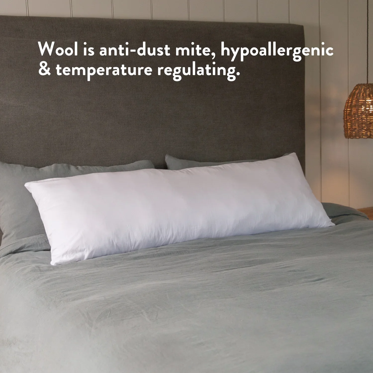 Wool Body Pillow - Side Sleep & Pregnancy - Image 7